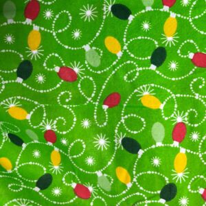 Polycotton pattened, multi colours design 80% poly, 20%cot, Half metre, - lights green