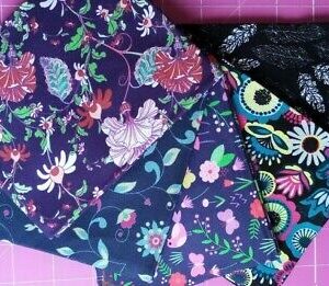 Craft Cotton Jelly Roll 30 Strips 22 x 2.5 inch Rotary Cut Various Designs - hip florals