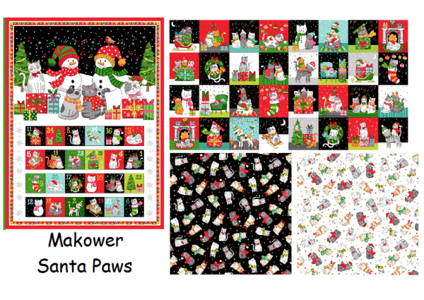 Makower Santa Paws Christmas