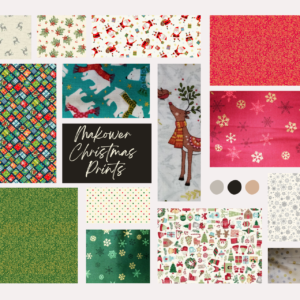 Makower Christmas Print Fabric