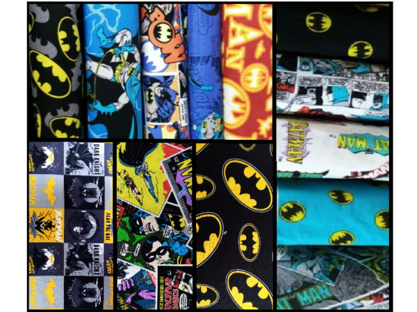 DC Batman & Robin Licenced fabric