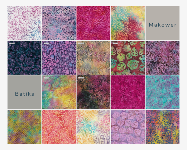 Makower Batiks Multi