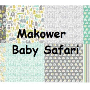 Makower Baby Safari Jungle fabric