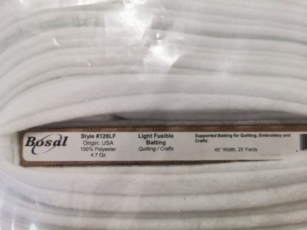 Bosal Light Fusible batting