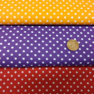 Polycotton polka dot