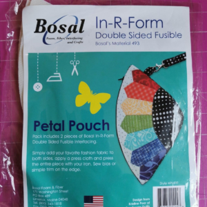 Bosal Products Katahdin batting strip R-form shapes Craft-Tex lite med UK stock - petal pouch