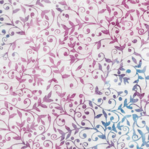 Makower Batiks Multi colours & Designs FQ & 1/2m 100% cotton floral swirl coral