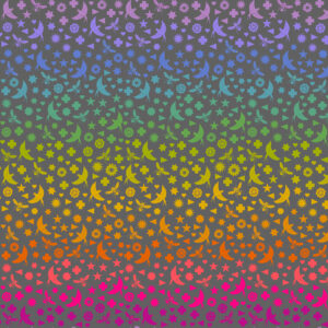 Makower Alison Glass Bright Fabric Art Theory Sun prints Circle Panels FQ & 1/2m