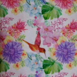 Little Johnny Fabric 60 inch FQ & 1/2m 100% cotton Disney space rainbow dino floral