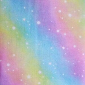Little Johnny Fabric 60 inch FQ & 1/2m 100% cotton Disney space rainbow dino floral