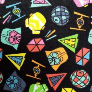 Star Wars Licenced fabric FQ-1/2m various designs Vader Luke Leia 100%cotton