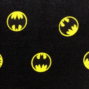 DC Batman & Robin Licenced fabric Retro comic book dark knight logo 100% cotton