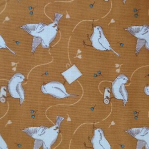 debbie shore birds & bobbins vintage scissors pins sewing machine fq 1/2m bundle