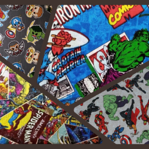 Marvel Heroes Licenced Fabric