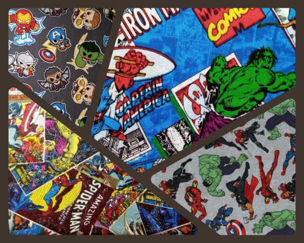 Marvel Heroes Licenced Fabric