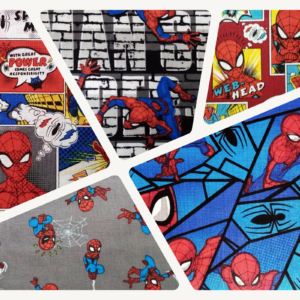 Marvel Spiderman Licenced Fabric