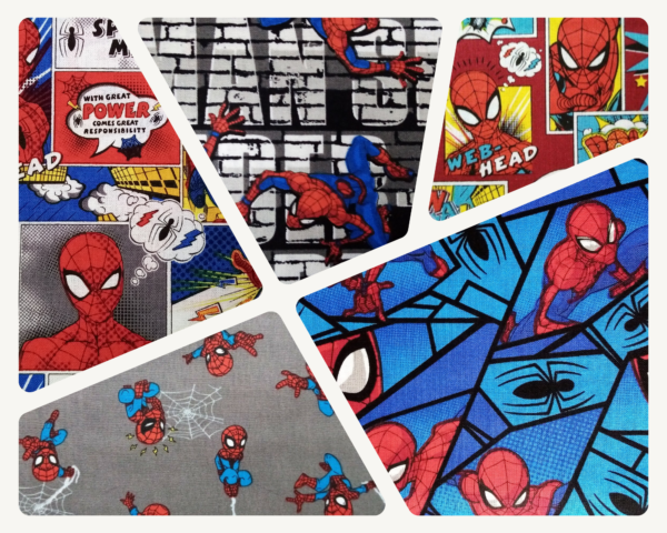 Marvel Spiderman Licenced Fabric