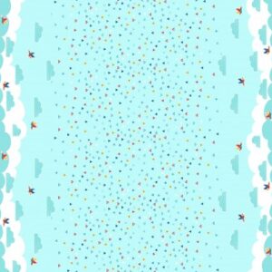 Makower Pool Party FQ, 1/2m & Double Border seaside ice cream parrot beach huts