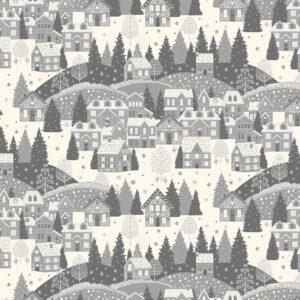 Makower Scandi Christmas 2022 advent Calendar red grey FQ 1/2m & panel free p&p