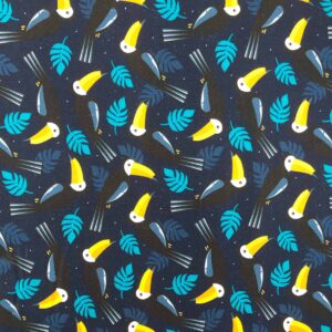 Craft Cotton Fabric Various Designs FQ & 1/2m tropical animal novelty floral sea