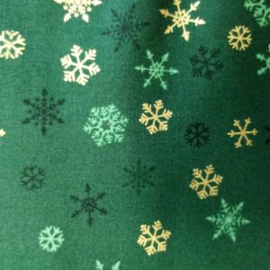 Makower Christmas Print Fabric FQ & 1/2m 100% cotton Snowflake Santa Reindeer