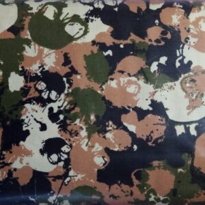 Cotton Poplin Fabric Various patterns 100% cotton 1/2m animals Camo Floral Tea - camo green