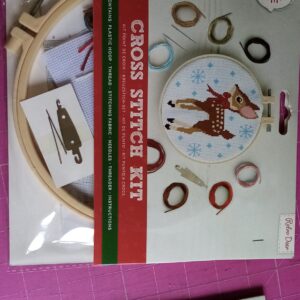 Do Crafts Simply Make Christmas Cross Stitch Sewing Kit lrg deer nutcrackers car - deer