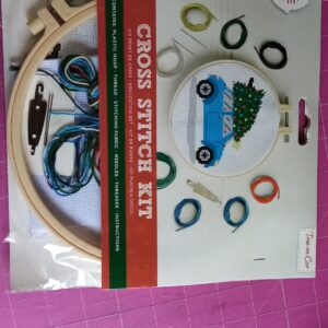 Do Crafts Simply Make Christmas Cross Stitch Sewing Kit lrg deer nutcrackers car - car