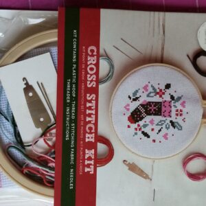 Do Crafts Simply Make Christmas Cross Stitch Sewing Kit santa tree penguin sock - stocking