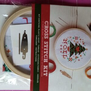 Do Crafts Simply Make Christmas Cross Stitch Sewing Kit santa tree penguin sock - tree