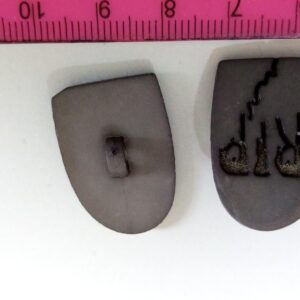 Halloween Decorative Buttons Bats Black cats witch Pumpkin face hats script - gravestone