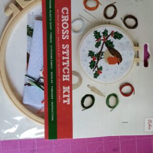 Do Crafts Simply Make Christmas Cross Stitch Sewing Kit lrg deer nutcrackers car - robin