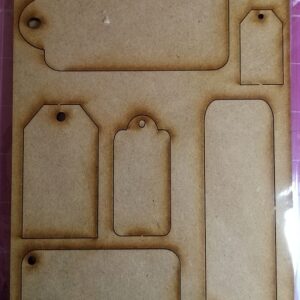 Mdf Laser cut Embelishment Boards words numbers symbols undecorated craft item, use paints, papers, ink and embelishments; - Tags
