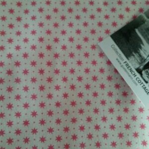 Gutermann Fabric 1/2m 100% cotton 60" Damask Baroque Floral pink red purple blue - French cottage Stars