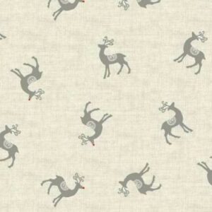 Makower Christmas Print Fabric FQ & 1/2m 100% cotton Snowflake Santa Reindeer