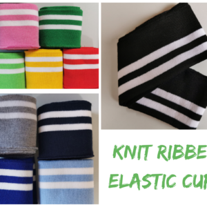 ribbed elastic cuffs