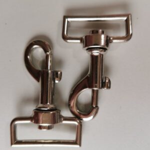 Metal Hardware for Bags Straps Dog collars leads Belts Purses dog/Trigger Hook Clips D rings Bar Sliders various sizes Heavy Duty - Trigger 1.5" Bar x2