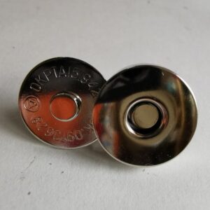 Magnetic Bag Snap Fastener clasps button metal handbag purse closures sewing leatherwork crafts clothing silver gold black antique 18/14 mm