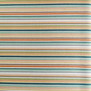 Makower Jungle Friends Fabric FQ 1/2 yrd Blue Peach Neutral Teal Nursery baby newborn Stripe Hexagon animals tiger giraffe zebra 100% cotton