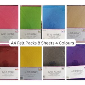 Dovecraft A4 Acrylic Felt Pack