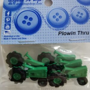 Novelty Fun Dress it Up Buttons Tractors Bikes Football Dino's Dogs Bears Card games dice sewing, crafts, apparel, scrap booking projects - tractors