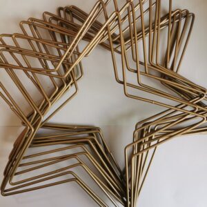 Metal Gold Star Wire Frame