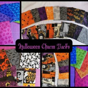 Halloween Fabric Charm Packs