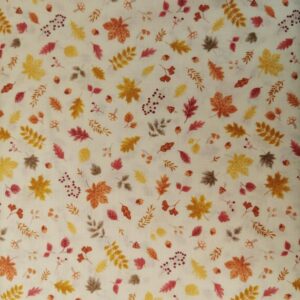 Makower Hello Autumn Fabric Warm Tonals colours Foxes Owls Pumpkins foliage available as  Fat quarter 1/2yrd FQ packs 100% cotton UK stock