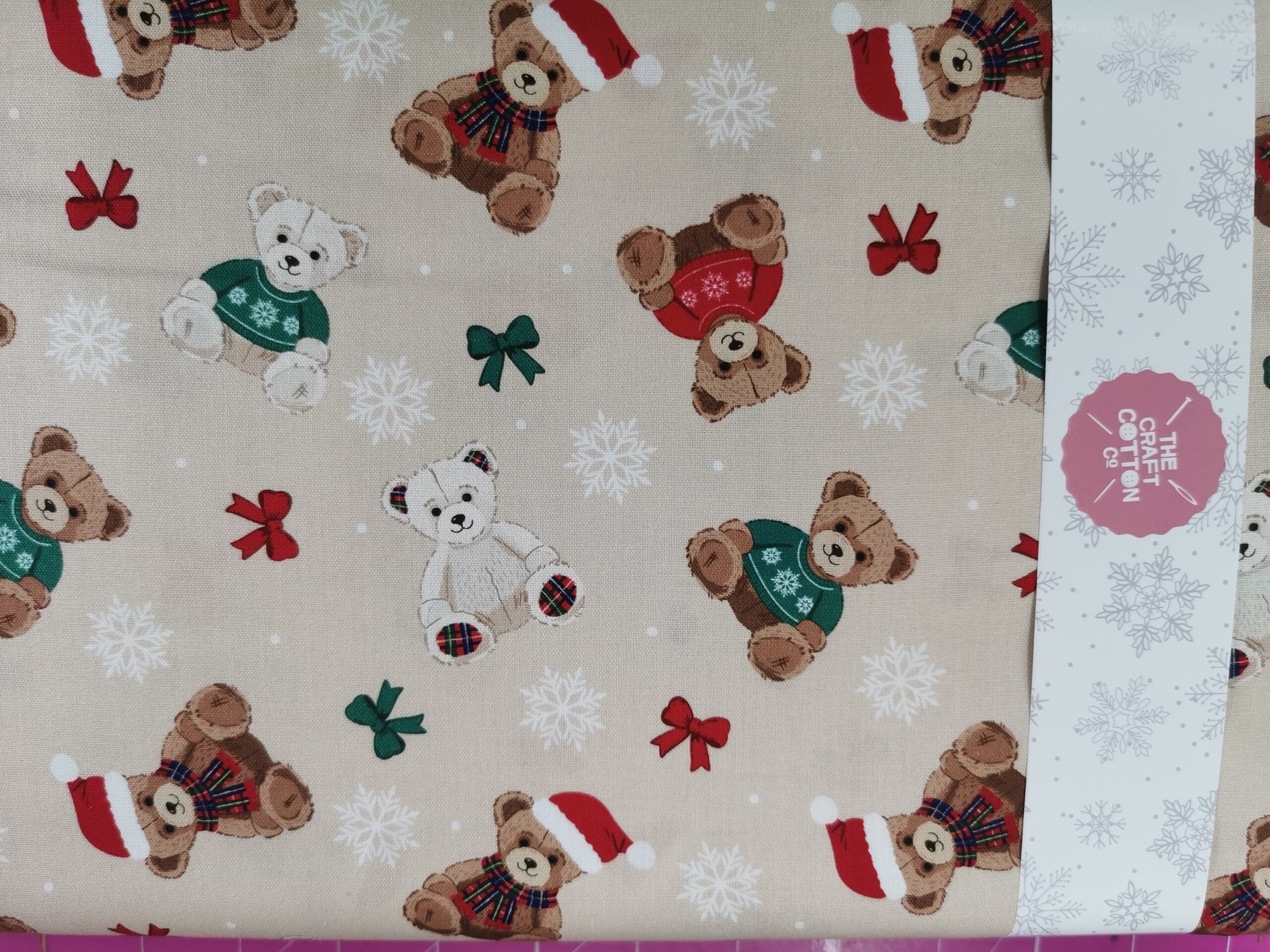 Christmas Toybox Fabric from Craft Cotton FQ, 1/2 yard, Advent and stocking panel teddy bears train soldier horse drum 100% cotton free P+P - Image 6